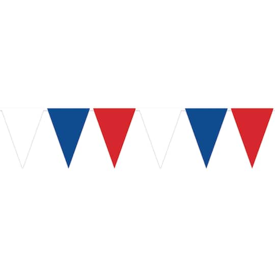Beistle 25Ft Red, White & Blue Oversized Pennant Banner | 25 ft | Michaels®